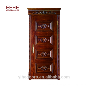 Foshan broderie diyar kail porte de la chambre à coucher en bois